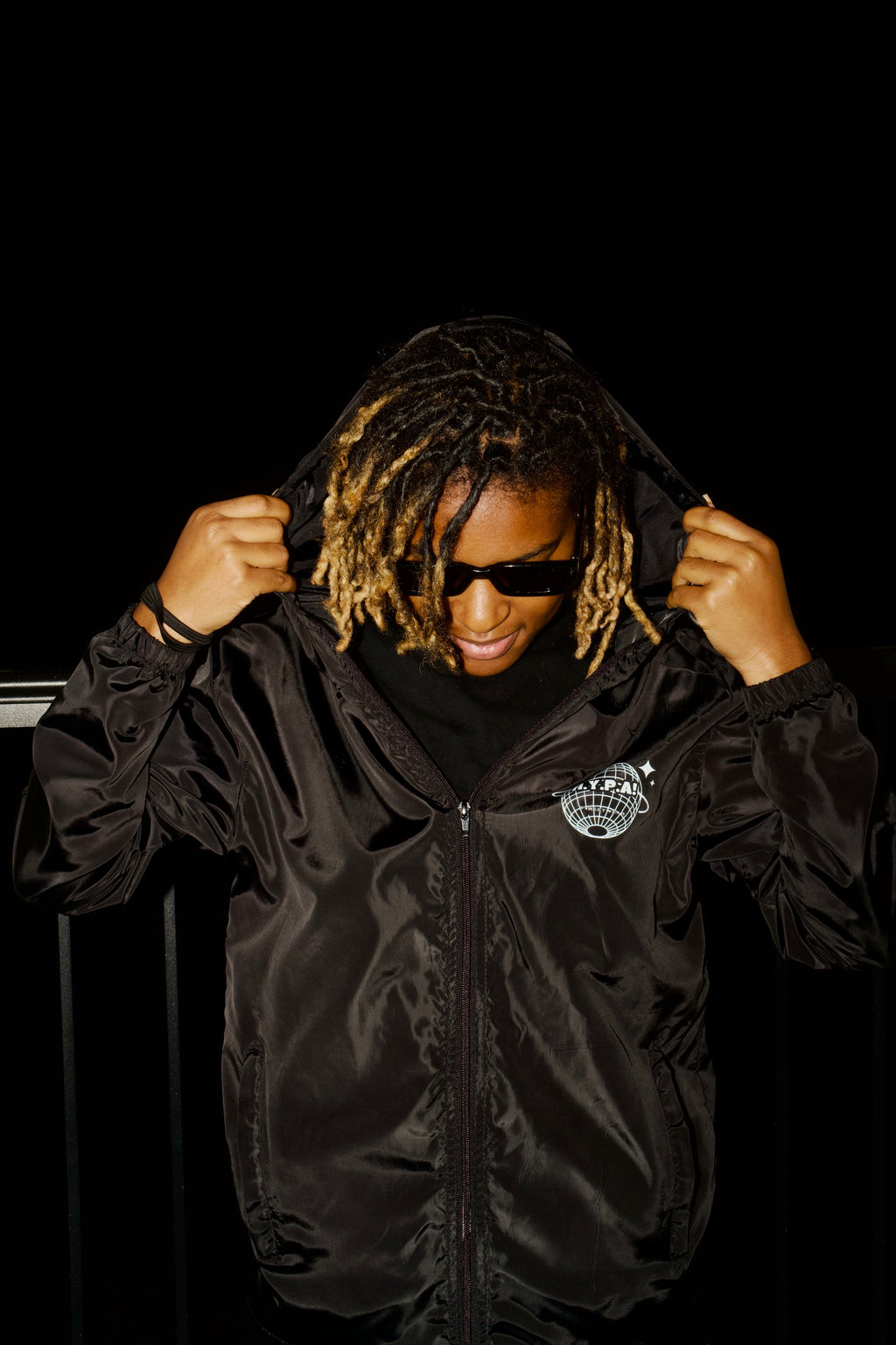 Black and White WindBreaker Set