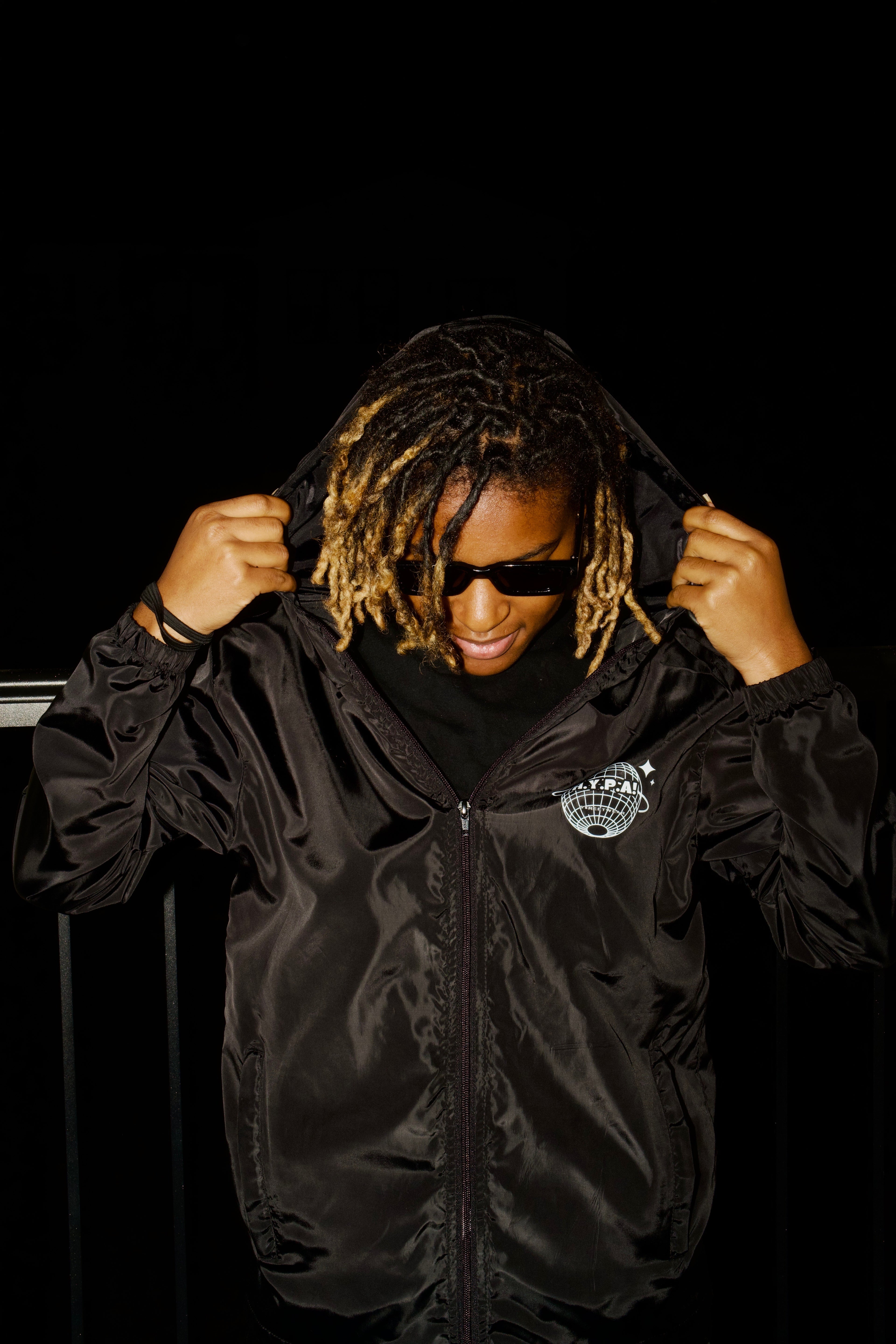 Black and White WindBreaker Set